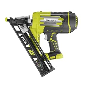 RYOBI – Schuine finisher 15G perslucht 18V – punt 25-64mm – kop 1,8mm – 34° helling – lader 110 tips – 100 tips – R15GN18-0