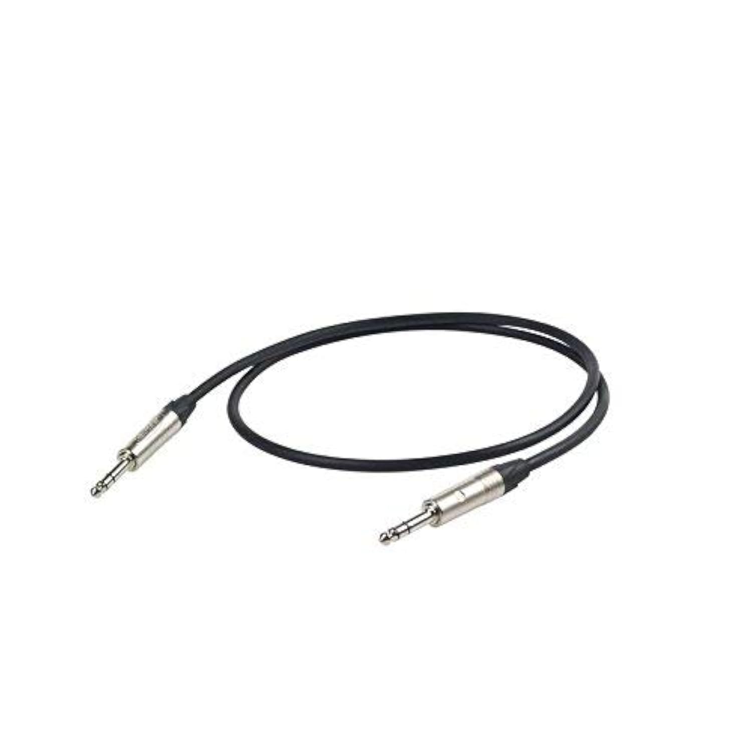 Proel ESO230LU05 Esoteric kabel audio (6,3 mm stereo jack 6,3 mm, wtyk neutralny, 0,5 m, NP3X-HPC250-NP3X), czarny