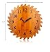 CIGERA 12 Inch Wood Wall Clock with Circular Saw Blade Dial, Handsaw and Hammer Pointer,Great Decor for Farmhouse,Garages and Man Cave