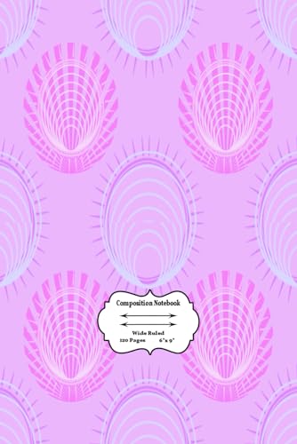 Wide Ruled School Subject Composition Notebook 120 Multi Colored Circles: Blank Lined Pages elementa