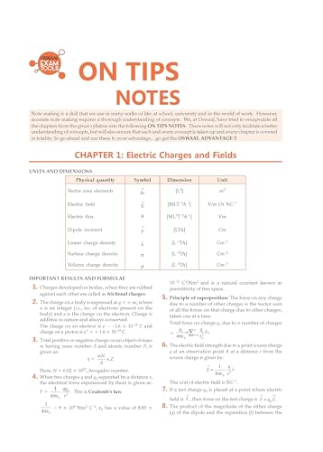 Oswaal CBSE Sample Question Papers Class 12 Physics (For 2025 Exam)
