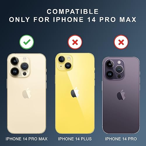 Coque transparente iPhone 14 Pro Max fine antichoc béquille en métal CEDO