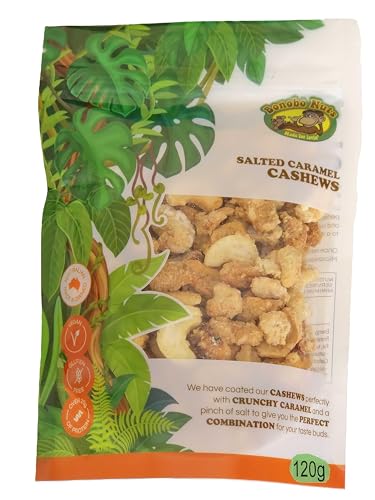 Salted Caramel Cashews - 120g - Kettle Roasted