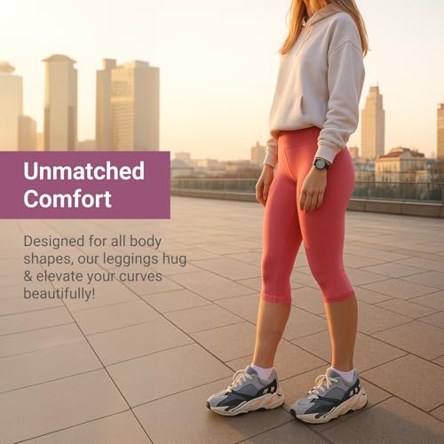 Image of SATINA High Waisted Leggings for Women - Comfortable and Stretchy in Versatile Sizes and Colors