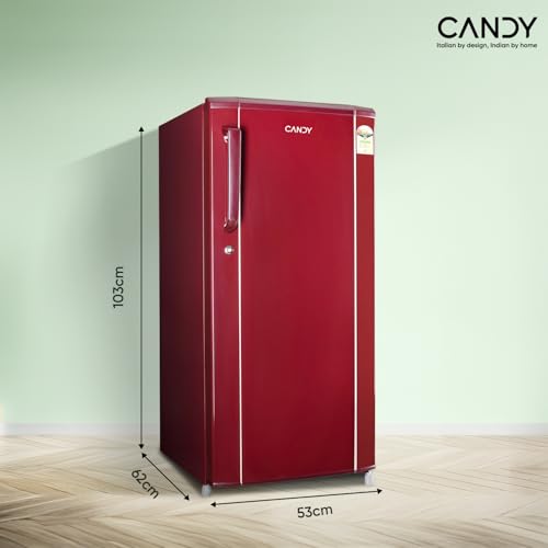 CANDY 165L 1 Star Direct Cool Single Door Refrigerator with Stabilizer free Operation (Red Mono, CSD1761RM) - Image 3