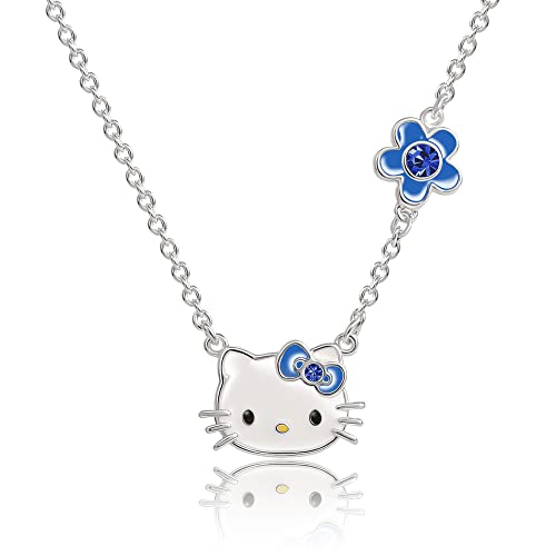SALLY ROSE Sanrio Hello Kitty Birthstone Necklace 18