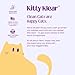 Kitty Klear Hairball Gel for Cats - Cat Supplement to Help Reduce & Prevent Hairball - Salmon Flavor, Easy Paw Application Gel