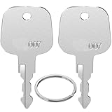 2PCS Keys Compatible with TSA007 Luggage Suitcase Password Locks
