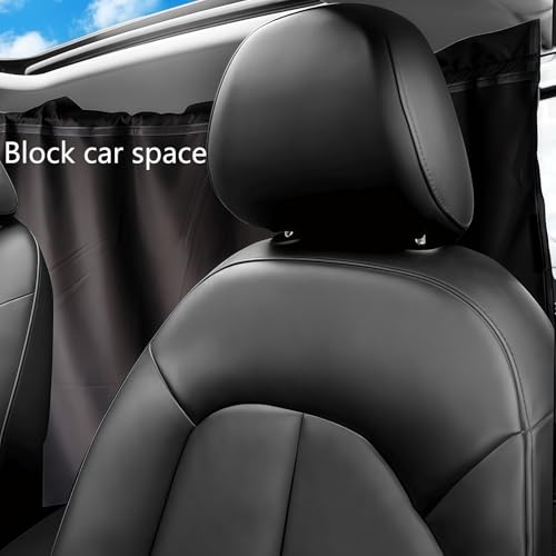 Rideau de séparation de voiture occultant à installation rapide sans perçage