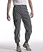 LZLRUN Men Rave Reflective Pants Breathable Zipper Fluorescent Trousers Casual Harajuku Night Sporting Jogger (M, Silver)
