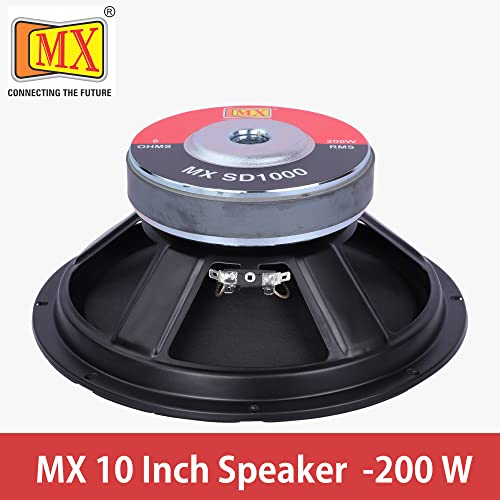 MX Store MX 10-Inch Subwoofer Speaker – 250W RMS 4 Ohm Deep Bass - Image 3