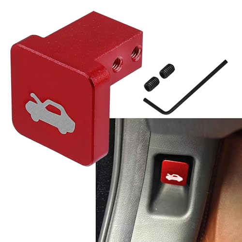YUPIKJI Hood Latch Release Handle Cable Repair Kit Hood Release Handle Replacement Heavy Duty Car Front Cover Puller Cable Repair Kit Car Accessories Fit for Honda Civic CR-V Element (Red)
