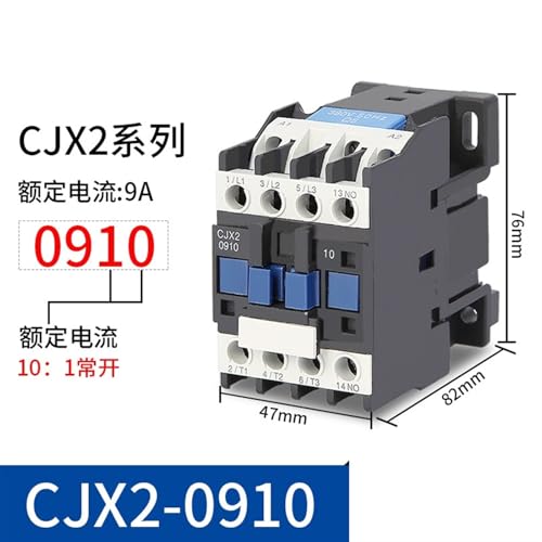 Contacteur ca CJX2-0910 triphasé bobine 110V haute isolation