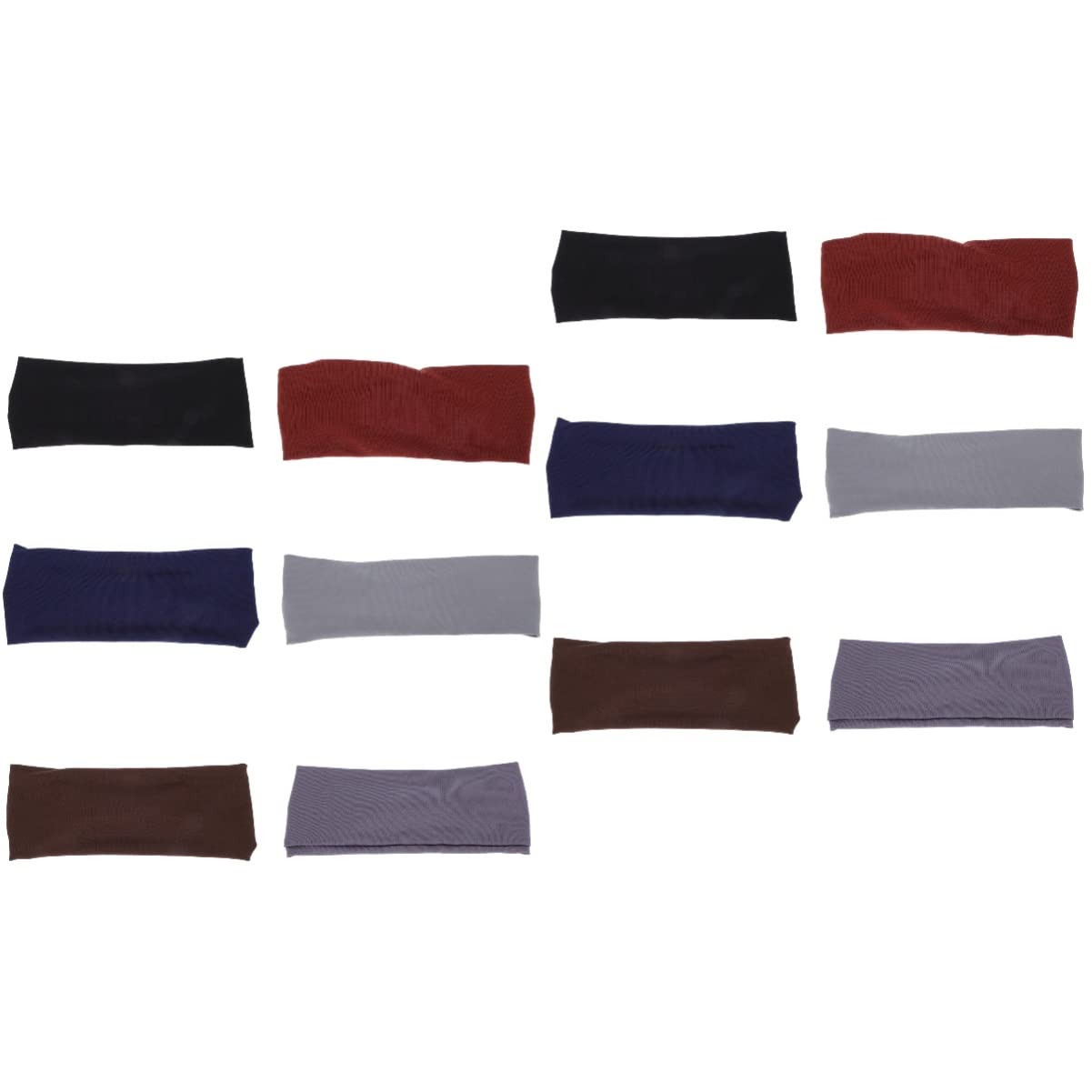 FOMIYES 12piezas Diadema Deportiva Transpirable para Correr Banda Elástica De Sudor para Yoga y Fitness Accesorios De Pelo para Hombres para Actividades Al Aire