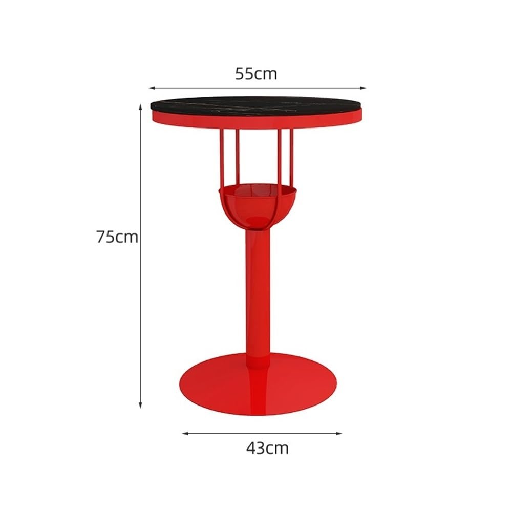 Table de Bar Table de Bar Ronde en Fer forgé Red Rock, idéale for Un Salon thé ou café(Petit)
