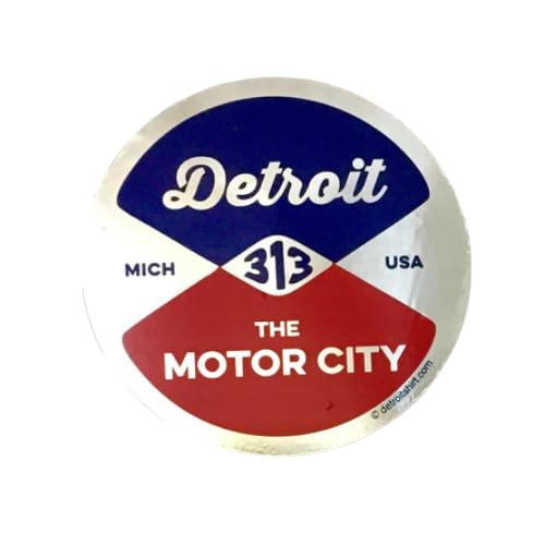Detroit Reel Vinyl Sticker 4' Car Truck Van SUV Window Wall Cup Laptop Automotive Decals