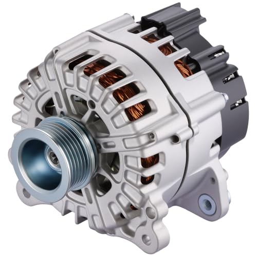 Image of BDFHYK 220A Alternator for Audi Q7 3.0L V6 2013-2015, 11821 | FG23S065, 06E903023B, 6E903023B, A3123, 439816 12V, High-Output, CW (Clockwise) Rotation, 6-Groove Pulley