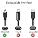 KQWOMA Mini USB Charger Cord, Cable Compatible with Texas-Instruments TI-84 Plus CE Graphing, TI-84 Plus/C Silver Edition, TI 89 Titanium, TI-Nspire CX/CX CAS Calculators (3.3FT 1PACK)
