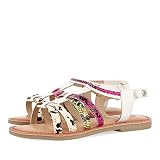 Duraderas SANDALIAS MULTICOLORES DE PIEL PARA NIÑA HENRIETTA