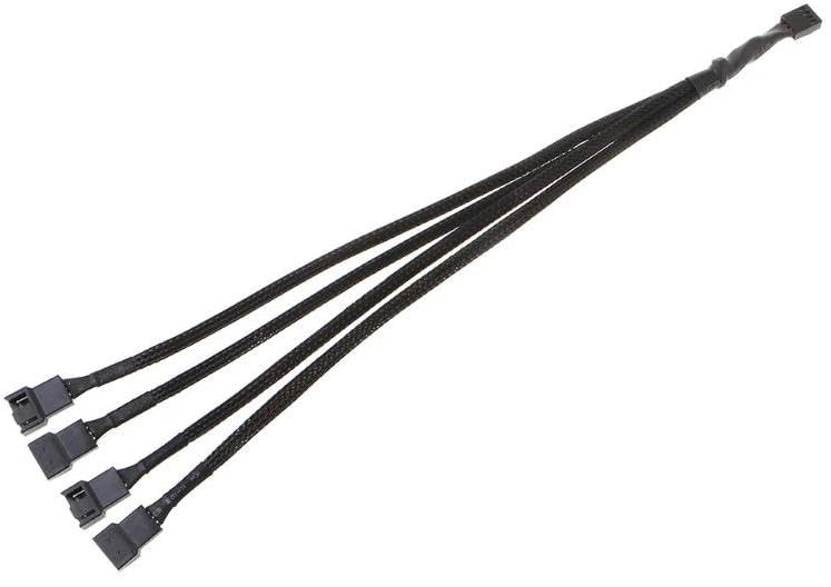 4 Pin Fan Çoklayıcı Y PWM Çoklayıcı Splitter Kablosu 4 Port