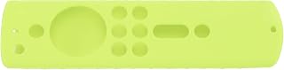 Aramox 3-pack Fire Stick Remote Cover Silikonfodral för Fire TV Stick 4K 2018 Anti-Slip Stötsäker Hylsa med Lanyard Exakta Utskärningar för Barn Husdjur Hembruk Svart (Fluorescerande grön)