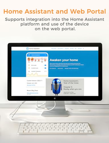 Refoss Smart Relais Schalter mit Strommessung Kompatibel mit Home Assistant Mini WLAN Smart Lichtschalter mit Leistungsmessung 1 Gang Kabelloser Schalter Kein Hub Erforderlich 2 Stück