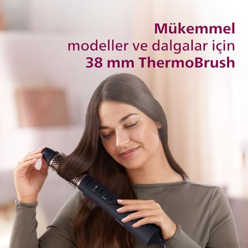 Philips AirStyler Serie 5000 – Haarstyler mit 5 Styling-Aufsätzen (Modell BHA530/00)
