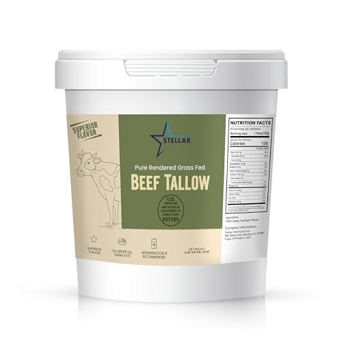 Stellar Beef Tallow 100% Grass-Fed & Finished - Good for