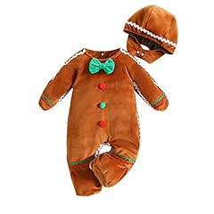 Gingerbread Romper and Hat