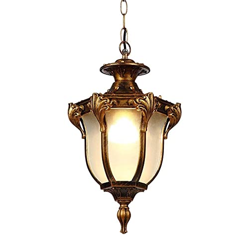 Lustre extérieur étanche style américain pour illuminer vos dîners sur la terrasse
