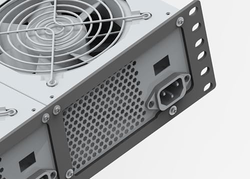 Rack 19 pouces pour boîtier informatique 2U, support ATX et 3 GPU - 5