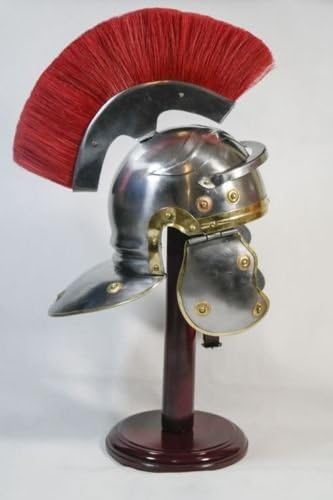 JE Munro Full Size Roman Centurion Helmet (genuine horsehair)