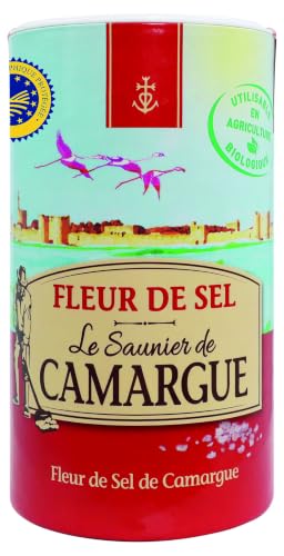 Le Saunier De Camargue Fleur De Sel Sea Salt (Plastic Tub), 35.2 Ounce