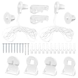2 Kit de Reparación de Persianas Enrollables 25mm, Blanco