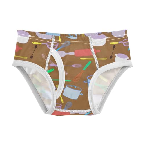 Colorful Kitchen Utensils Pots Toddler Boy's Underwear 2T 202c1220