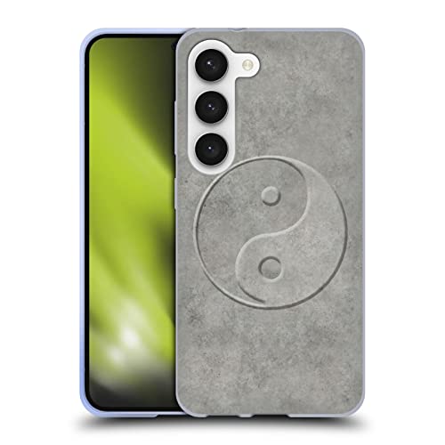 Funda gel Samsung S23 5G flexible antiarañazos diseño Yinyang Hormigones