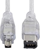 CONNECTEURS PRÉCIS : Équipé d'un connecteur mâle 4 broches (petit format carré avec encoche pour la caméra) vers un connecteur mâle 6 broches (format rectangulaire biseauté pour l'ordinateur). Câble de couleur GRIS, robuste et durable, d'une longueur de 1,20 mètre pour une installation aisée.