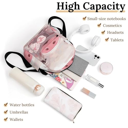Mochila de mujer de tela Oxford Smiling duradera con base sólida 3