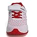 Kids Sneakers for Boys Girls Running Tennis Shoes Lightweight Breathable Sport Athletic White Red Size US 3 Big Kid