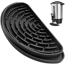 Silicone Drip Pan for Drink Dispenser, Coffee Drip Tray for Hamilton Coffee Beverage Dispenser, BPA-Free, Heat Resistant, Non-SlipBlack