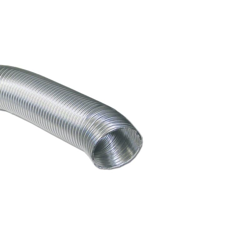 LUTH Premium Profi Parts Manguera de salida de aire 125, sistema redondo, 3 m, aluminio, para campana extractora
