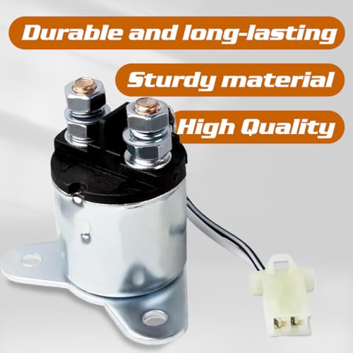 Starter Motor 2Wire Solenoid compatible with All Power 7500W Gentron 10000W 12000 Generator replacement for APGG10000 APGG7500 Portable Gasoline Generator lawn mower Water Pump 12V/24V Universal Fit miniatura 3