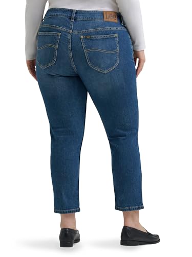 Lee womens Plus Size Legendary 26 Straight Crop Jean3