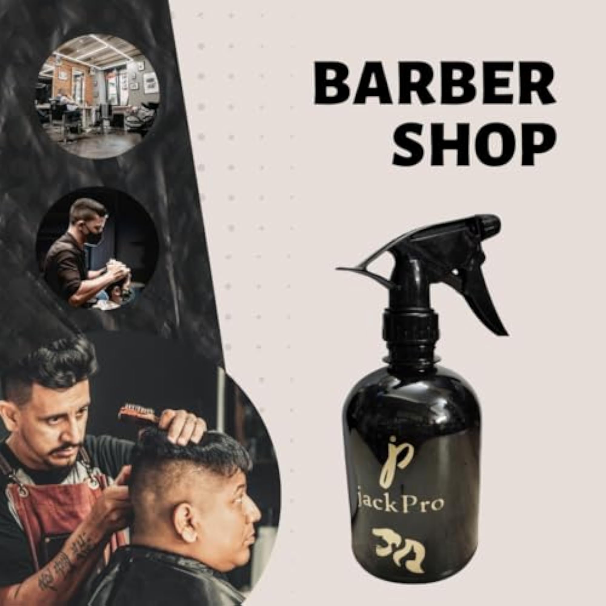 JackPro Professional Barber Spray Bottle, Hairdressing Water Spray