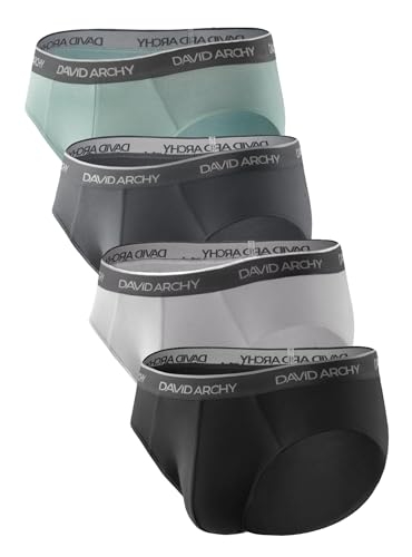 DAVID ARCHY Herenboxers, herenslips, herenondergoed van bamboe