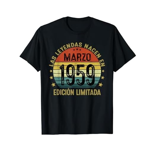 Las Leyendas Nacen Marzo 1959 Regalo 65 Años Hecho En 1959 Camiseta