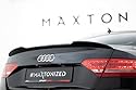Maxton Design Heckspoiler Lippe für Audi S5 / A5 S-Line Coupe 8T B8 (2007-2015) Hochglanz schwarz