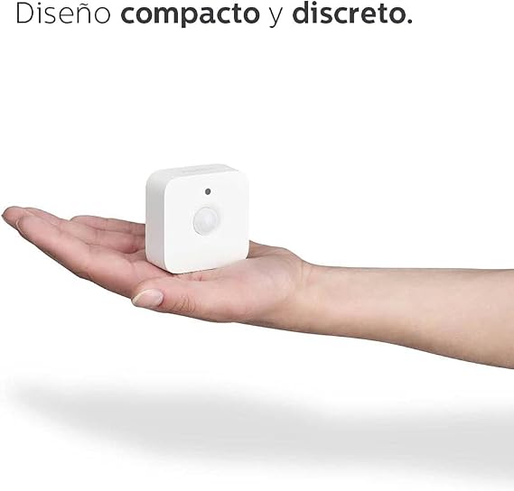 Philips Hue Indoor Motion Sensor for Smart Lights (Requires Hue Hub, Installation-Free, Smart Home, Exclusively for Philips Hue Smart Bulbs)