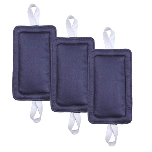 Image of Door Silencer Door Jammer Door Closer Cushion Nursery Door Silencer Door Latch Cover 3 Pack for Noise Reducing Quiet Doors Baby Toddler Safety 3.25 x 5.5 Inch (New Navy Blue)