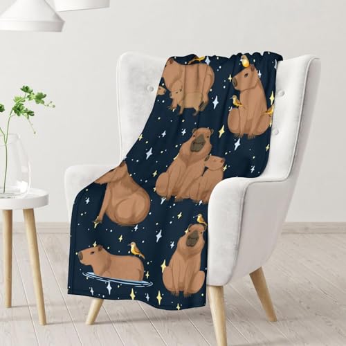 Throw Blanket for Baby - 30x40 Inches Lap Size - Soft Fluffy Cozy Blankets Gift - Black Cute Blanket Throws for Couch, Work